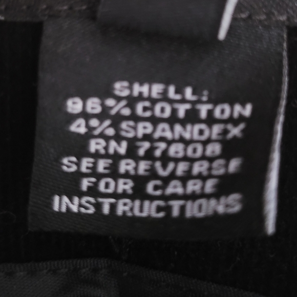 J. Peterman Black Velvet Pants – Size 12 - Picture 4 of 4